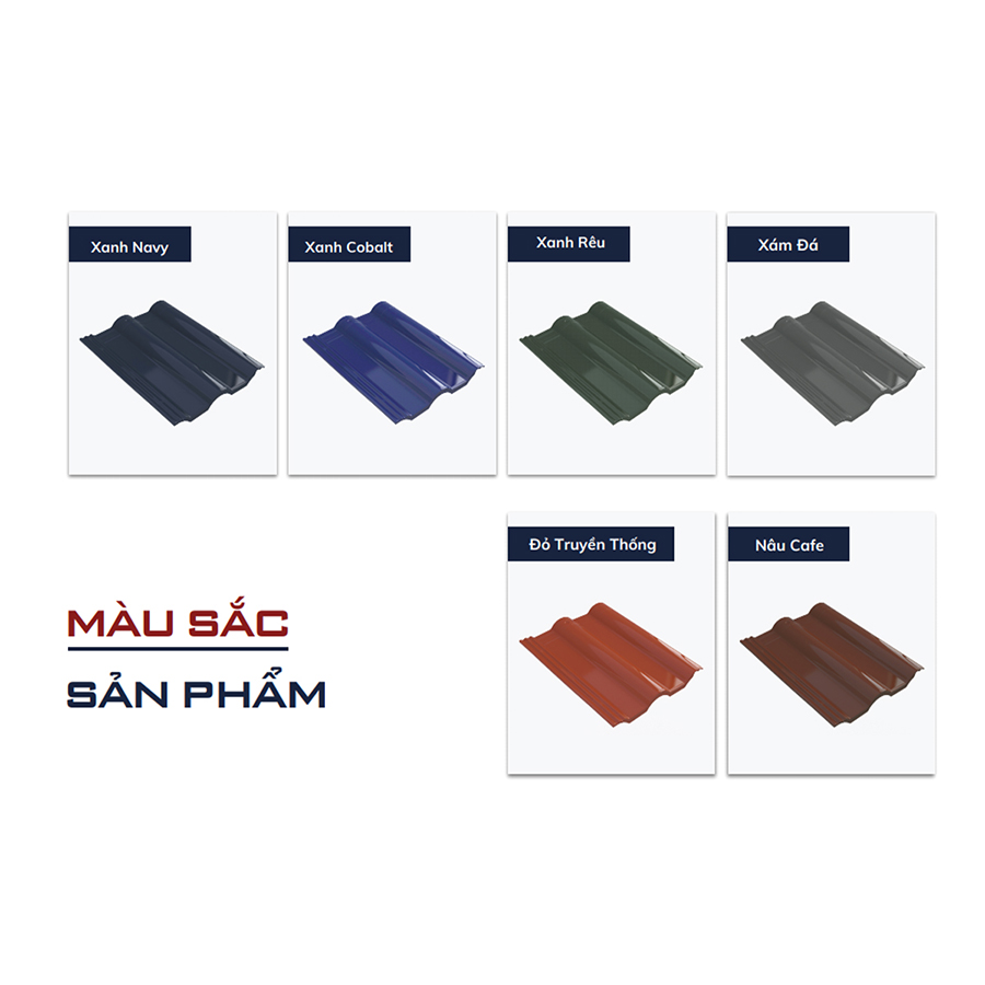 Ngói tráng men cao cấp Casa Pro, men bóng cao cấp, chống thấm, chống rêu mốc - Hàng chính hãng