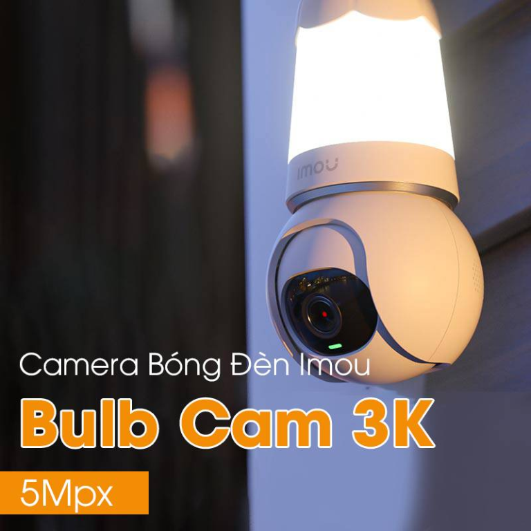 Camera WIFI Bóng Đèn IMOU S6DP 3MP/5MP Xoay 360, Đàm Thoại - Hàng chính hãng