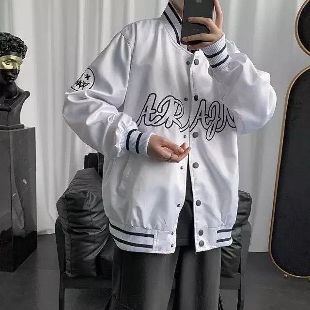 Áo Khoác Dù Bomber Unisex Form Rộng Nam Nữ Ulzzang Wind