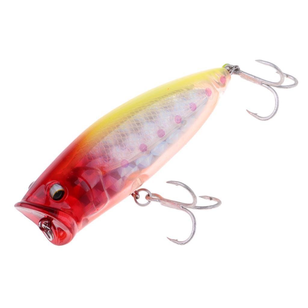 Lifelike Floating Hard Balance with Hook Red A