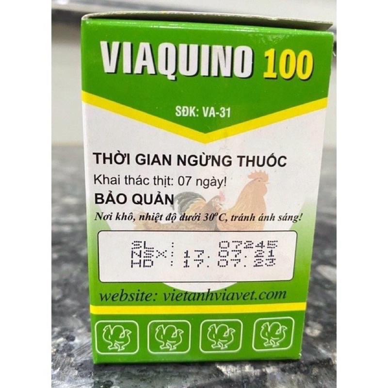 1 lọ VIAQUINO 100 tiêu chay phân xanh phân trắng dùng cho chim gà vịt ngan