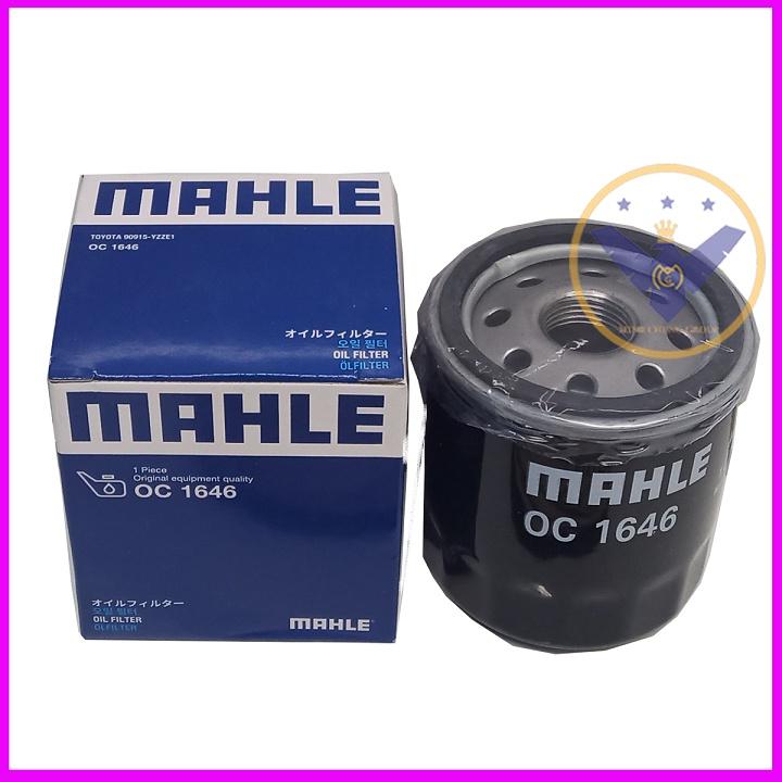 Lọc nhớt chính hãng Mahle. cho xe Toyota Vios, Wigo, Yaris, Rush, Camry, Corolla cross- OC - 1646