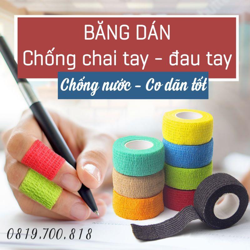 (MỚI) Băng dán ngón tay co giãn, chống chai tay, mỏi tay tự dính