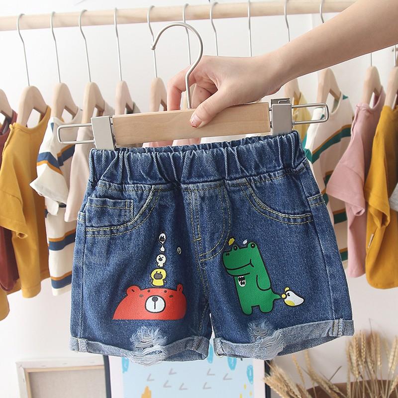 Quần JEANS KHỦNG LONG siêu KUTE cho bé trai bé gái 11-21kg