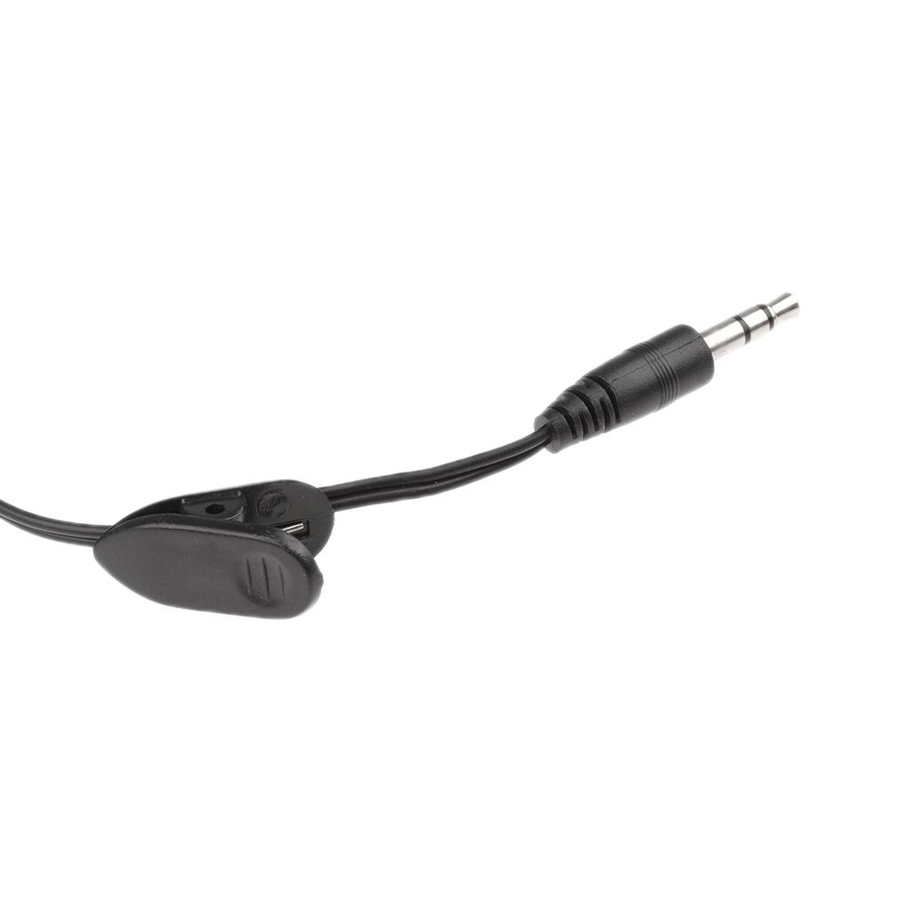 4X 3.5mm Waterproof Earphone Headphone Stereo Swimming for MP3 Radio iPod Black