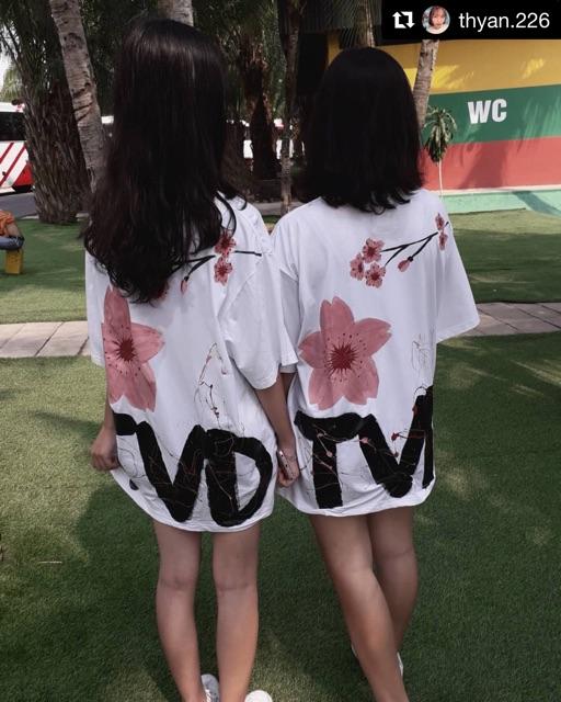 Áo Hoa Anh Đào Trắng