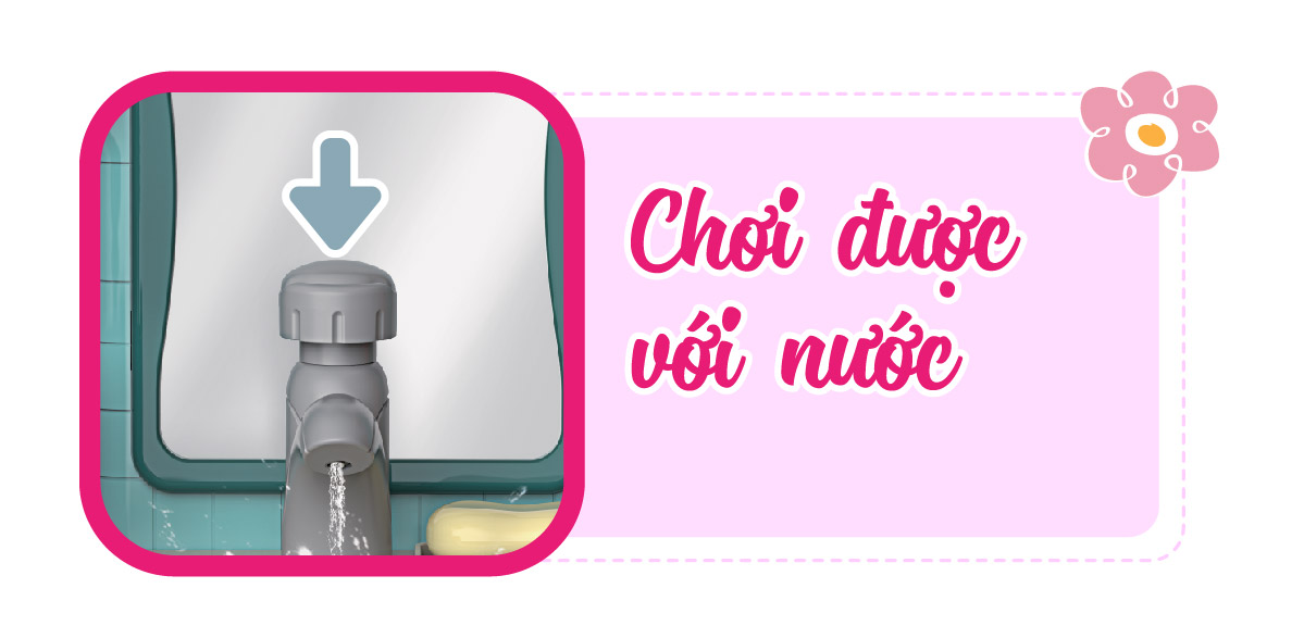 Đồ Chơi LITTLE STAR Bồn Rửa Mặt Mini - Đỏ LLX0178041