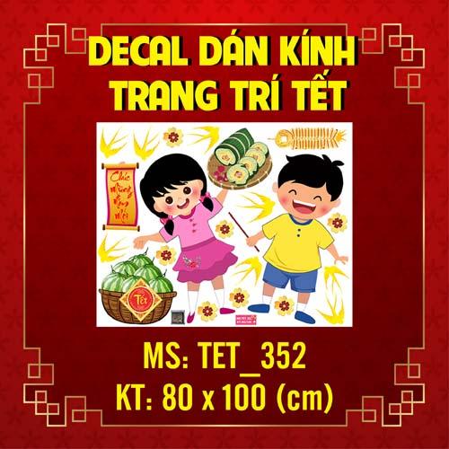 DECAL TRANG TRÍ TẾT NGUYÊN ĐÁN 2022 COMBO SỐ 3