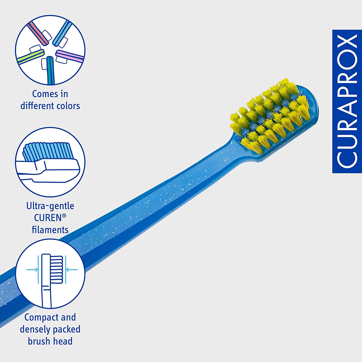 Bàn chải răng cho răng niềng Curaprox CS 5460 Ortho Ultra Soft (Màu ngẫu nhiên