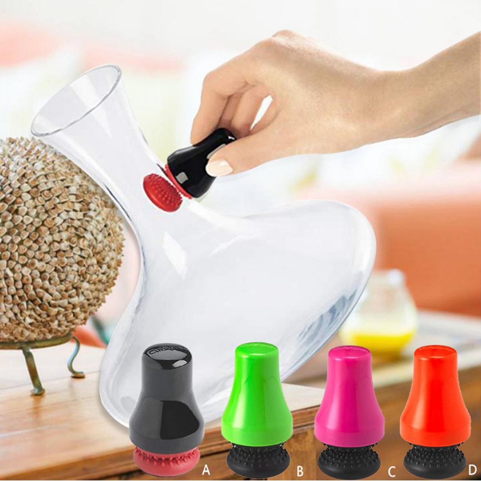 2x Silicone Brush Cleaner Magneitc Glass Spot Bottle Vase Scrubber