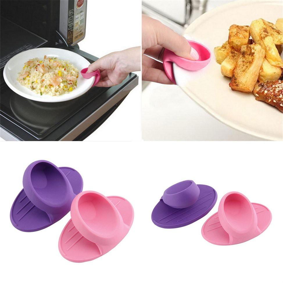 Miếng Kẹp Cách Nhiệt Bằng Silicon Dùng Bưng Đồ Nóng
