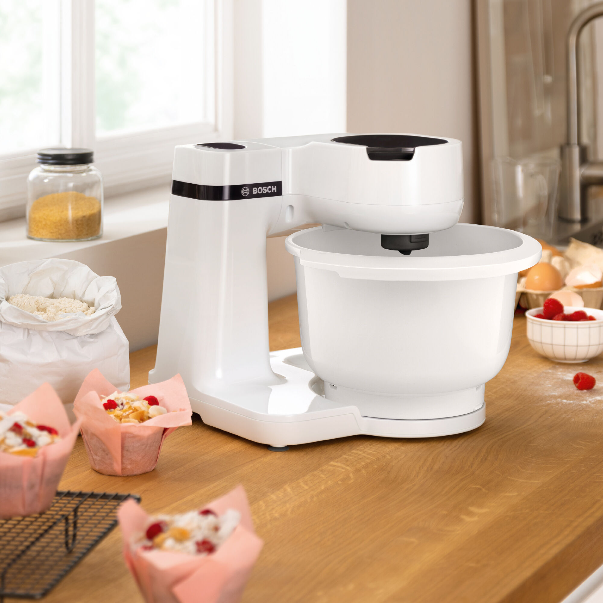 Máy xay trộn đa năng Bosch MUMS2AW00 700W 3.8L 4 tốc độ - Hàng chính hãng