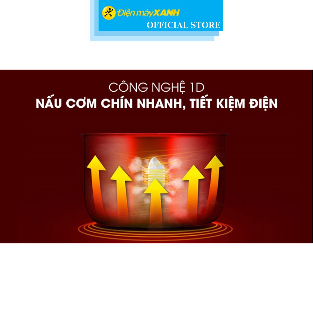 Nồi cơm nắp rời Sharp 2.2 lít KSH-D22V - Hàng Chính Hãng