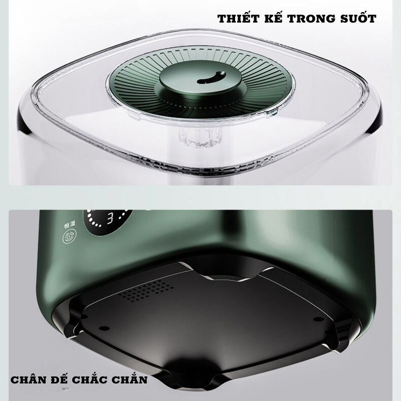 Máy phun sương tạo ẩm 5L Connie kèm màn hình hiển thị độ và độ ẩm điều khiển từ xa