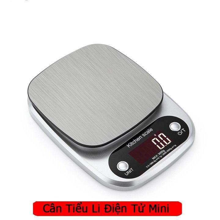 Cân Điện Tử Mini 3kg/0.1g Dùng Trong Nhà Bếp