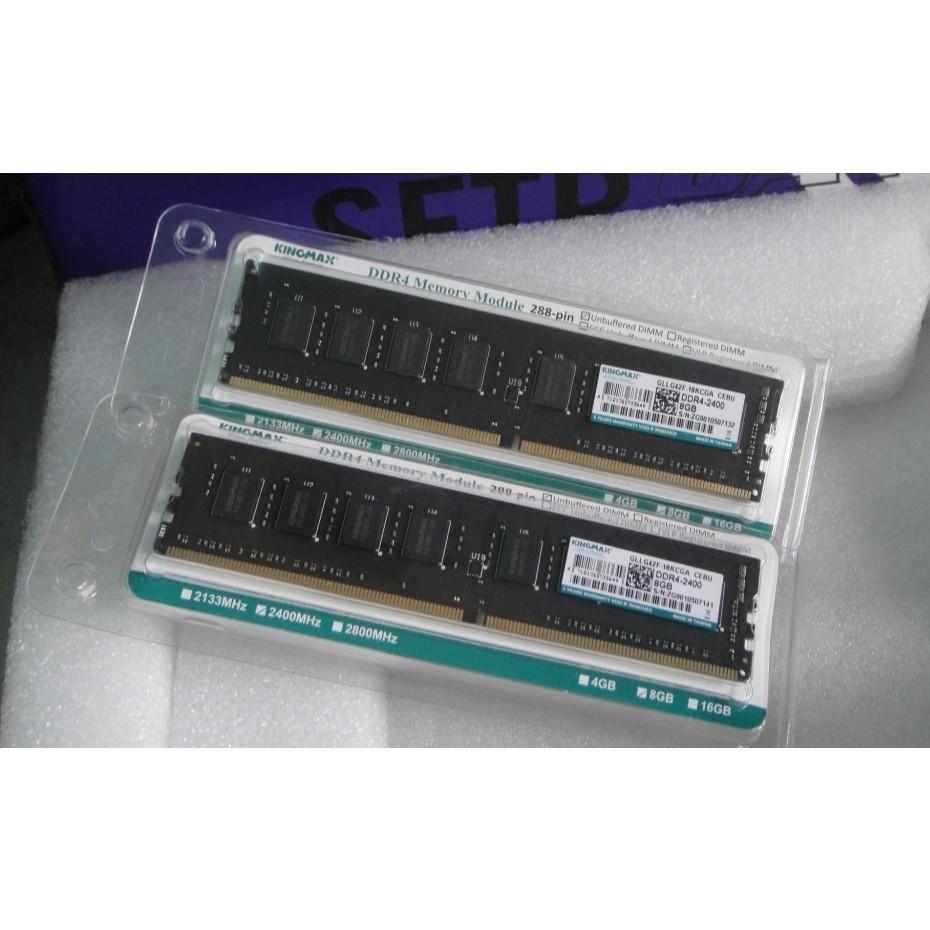 BỘ NHỚ Ram DDR4 - 4GB/8GB Bus 2400 Kingmax - Hàng Chính Hãng