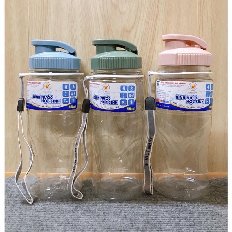 Bình nước học sinh 550ml Nhựa Việt Nhật