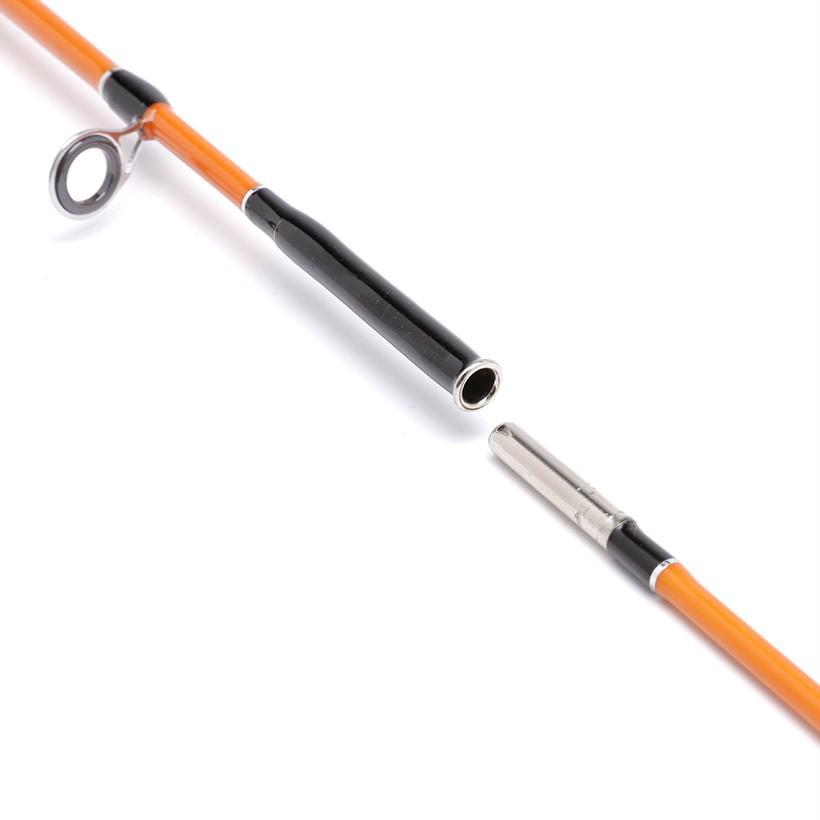 Bộ cần cầu cá 2 khúc mini WPower 1m5 Orange