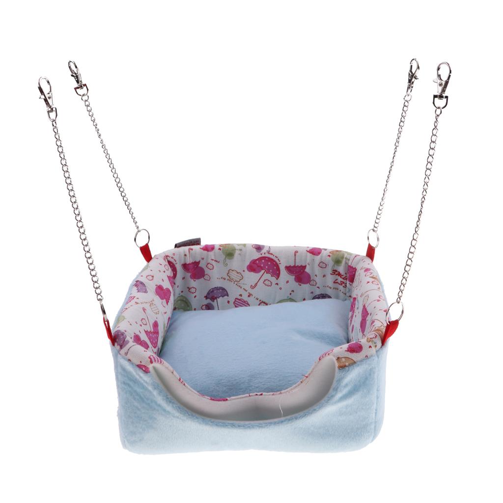 Dual Use Hammock Sofa for Rat Hamster Squirrel Hanging Bed Toy House Nest