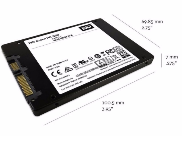 Ổ cứng SSD WD 480GB 2.5 inch SATA 3 - Hàng chính hãng FPT phân phối