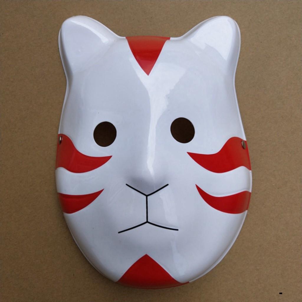 Mặt Nạ Hóa Trang Mèo Anbu Naruto Onepiece Cho Bé Hóa Trang Halloween Trung Thu Lễ Hội