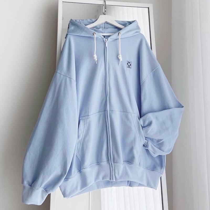 Aó Khoác Hoodie Sweater Nữ Logo Thêu Chất Nỉ ngoại mềm Mịn Form chuẩn duyên dáng việt bao đẹp tpp327 mới