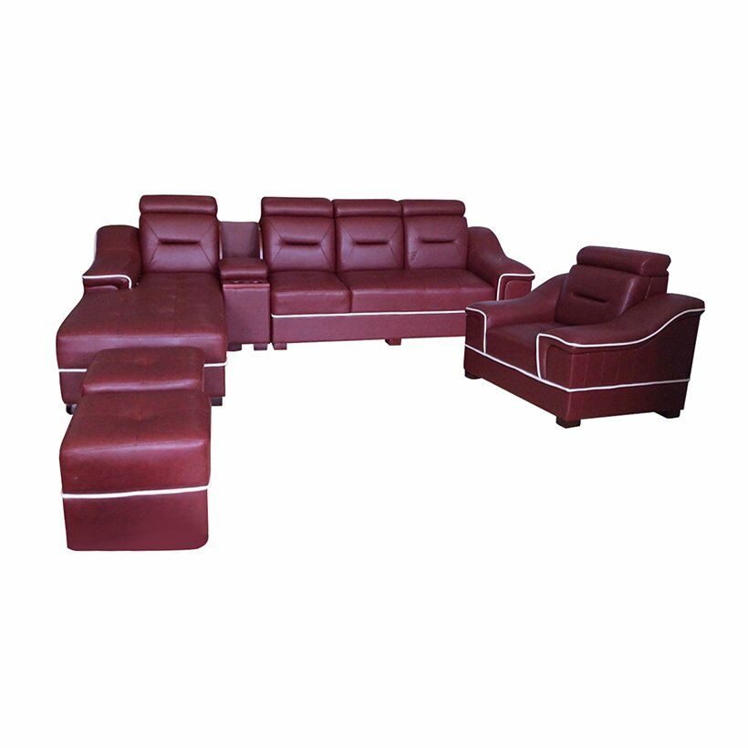 Ghế sofa góc nhỏ Juno S65752 181 x 79/132 x 78 cm (Đen)