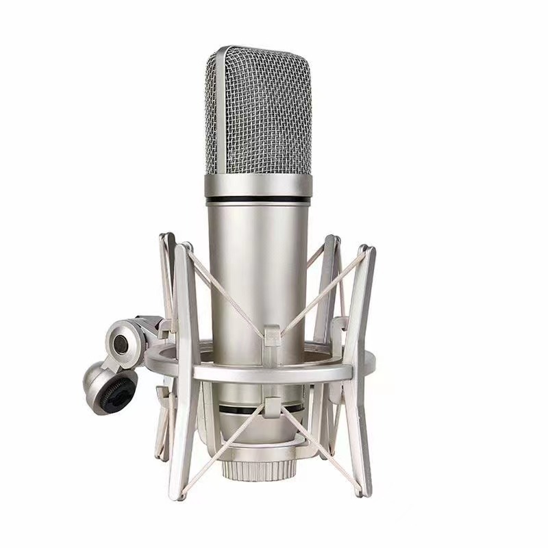Mic LiveStream U87, lọc tạp âm đỉnh cao, độ bắt mic cực tốt, Chất Âm Sáng, Dày, cho âm thanh tuyệt vời chuyên dùng live stream, hát karaoke online, thu âm...