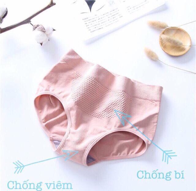 Set 4 Quần Lót Nữ Kháng Khuẩn Nâng Mông Túi Zip QL01