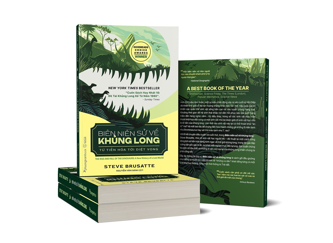 (New York Times Best Seller) BIÊN NIÊN SỬ VỀ KHỦNG LONG: Từ tiến hóa tới diệt vong - Steve Brusatte – Nguyễn Văn Minh dịch - Phương Nam Books 