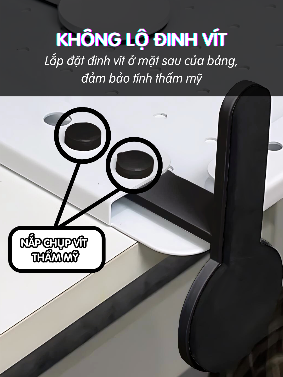 Bảng lỗ Pegboard decor gaming Dola Home để bàn phím, tay cầm chơi game, mô hình anime, setup bàn làm việc gọn gàng phong cách chất - Hàng Việt Nam chính hãng chất lượng cao