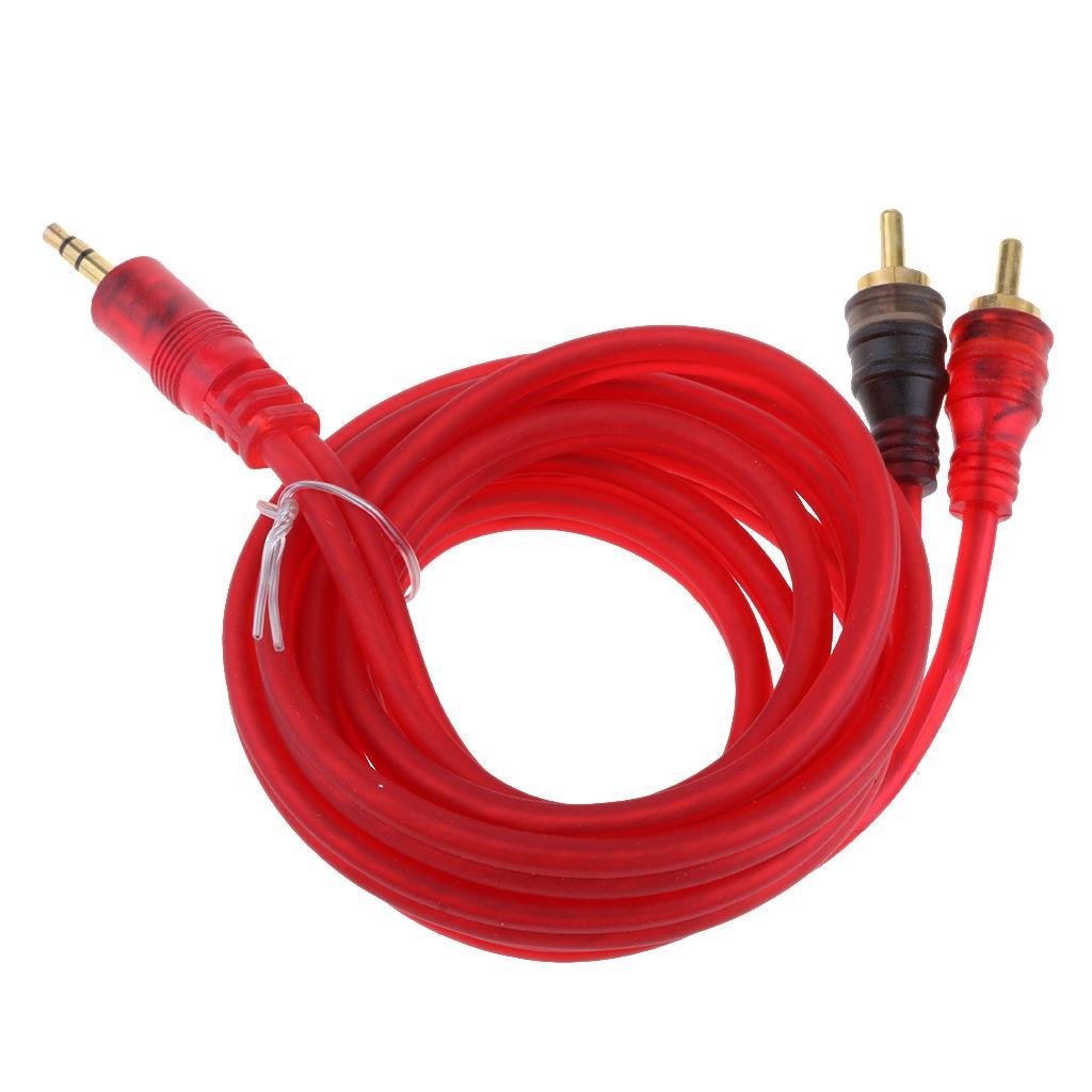 RCA Cable 3.5mm Male to 2-Male RCA Cable Splitter Audio RCA Male Cable