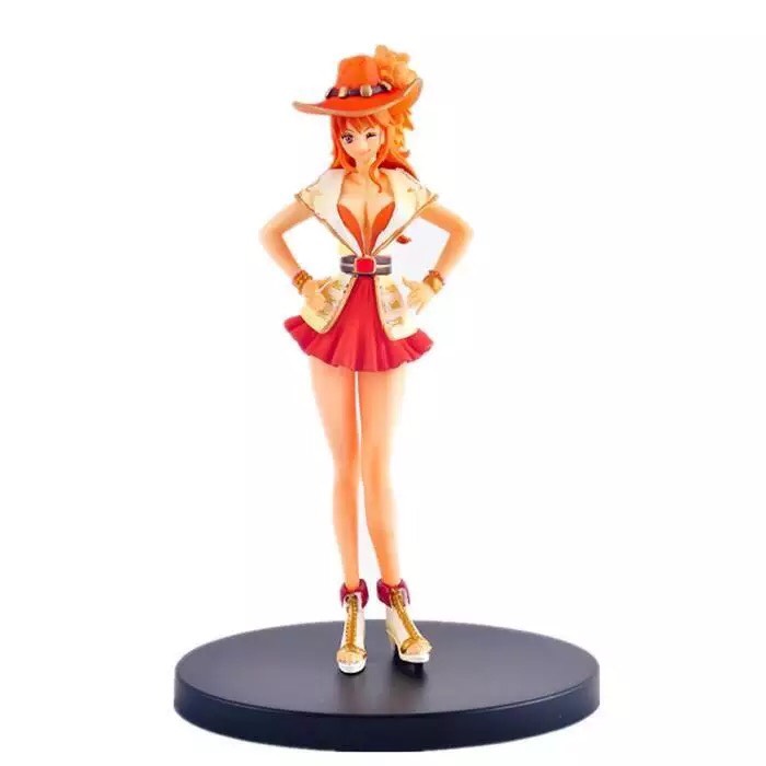 Phiên bản kỷ niệm One Piece toy15 Kỷ niệm Nami PVC 17-19cm Như một vật trang trí của cuộc sống