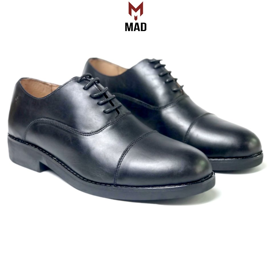 Giày tây công sở nam Oxford Captoe 2.0 MAD da bò cao cấp thời trang vintager giá rẻ nhất hà nội
