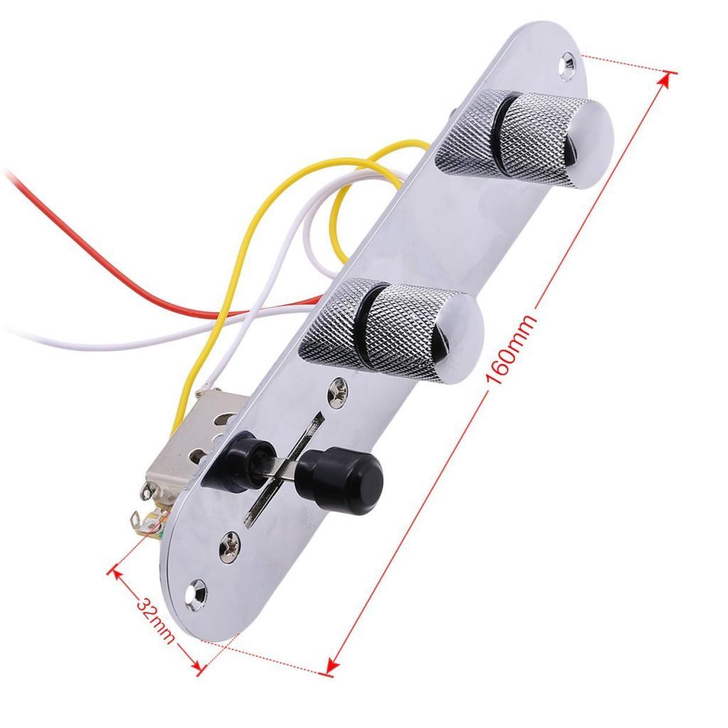 Guitar Replacement Control Plate 3 Way Switch for Electric Guitars
