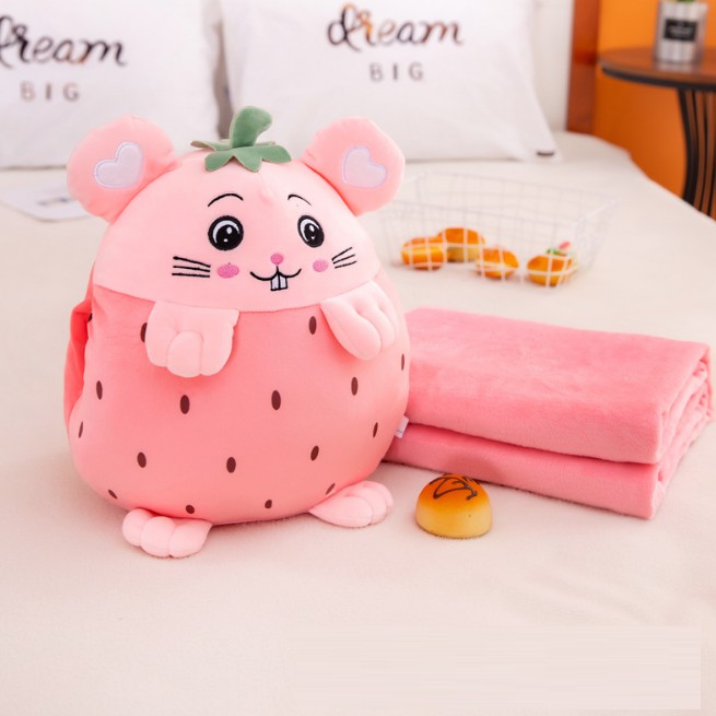 GỐI KÈM MỀN HÌNH THÚ SIÊU CUTE - HT