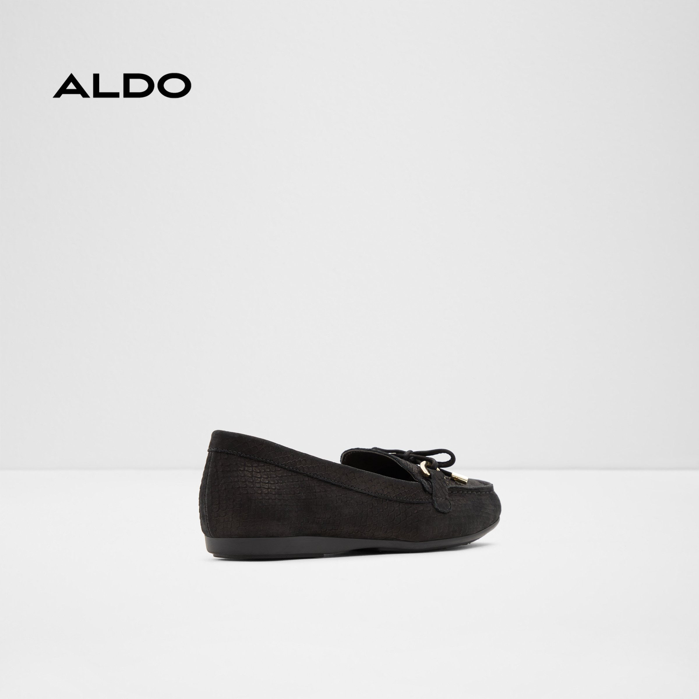 Giày lười nữ mũi vuông ALDO ADRERINIA001 - Black - Size