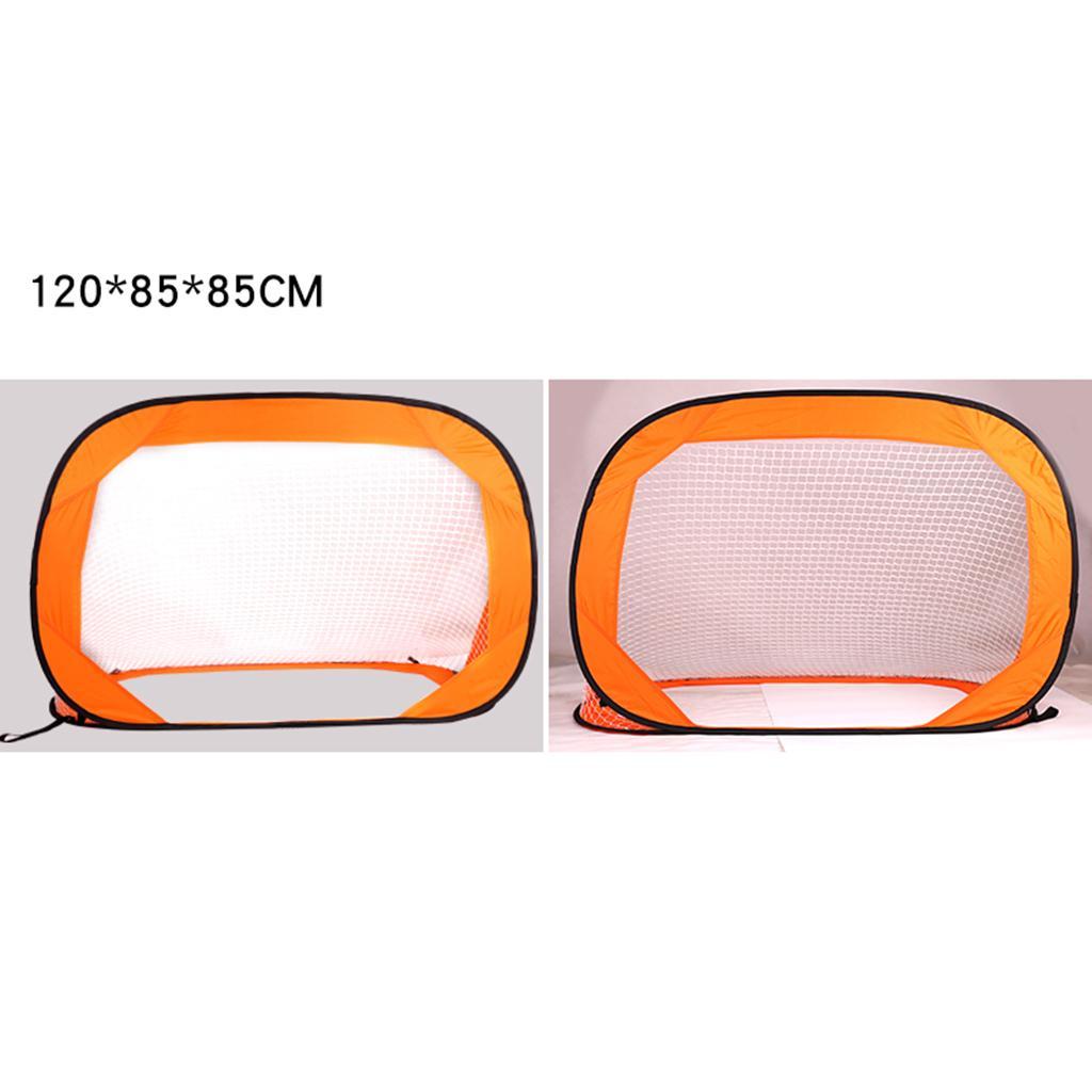 Small Size Portable Soccer Goal for Kids Outdoor Playing Training - Orange