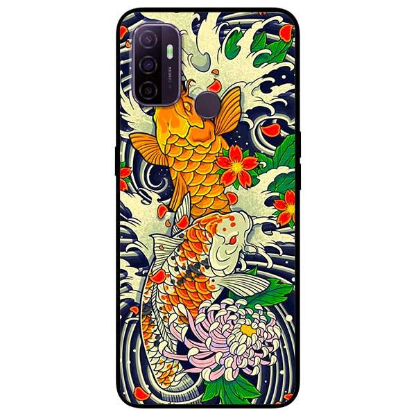 Ốp lưng dành cho Oppo A53 - Đôi Cá Chép