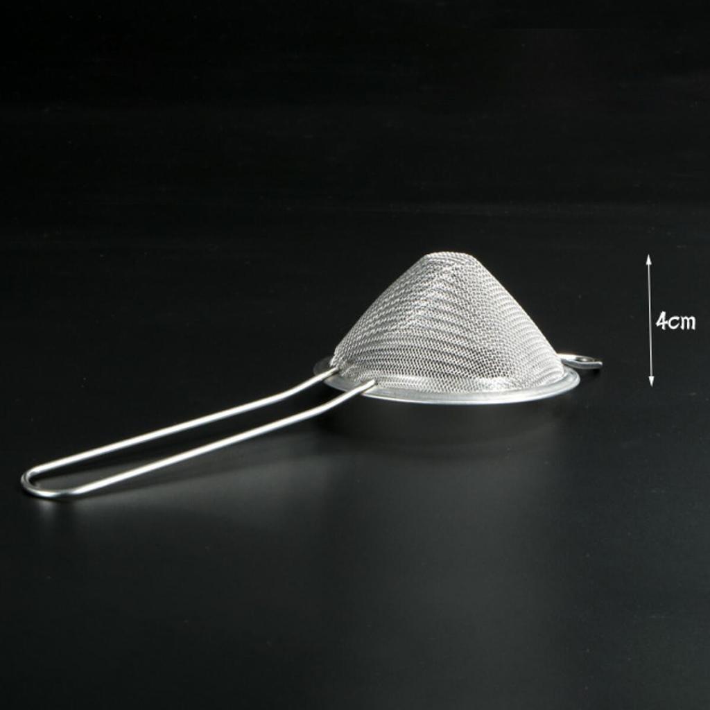 Stainless Steel Wine Hawthorne Julep Strainer Cone Fine Mesh Strainer Set