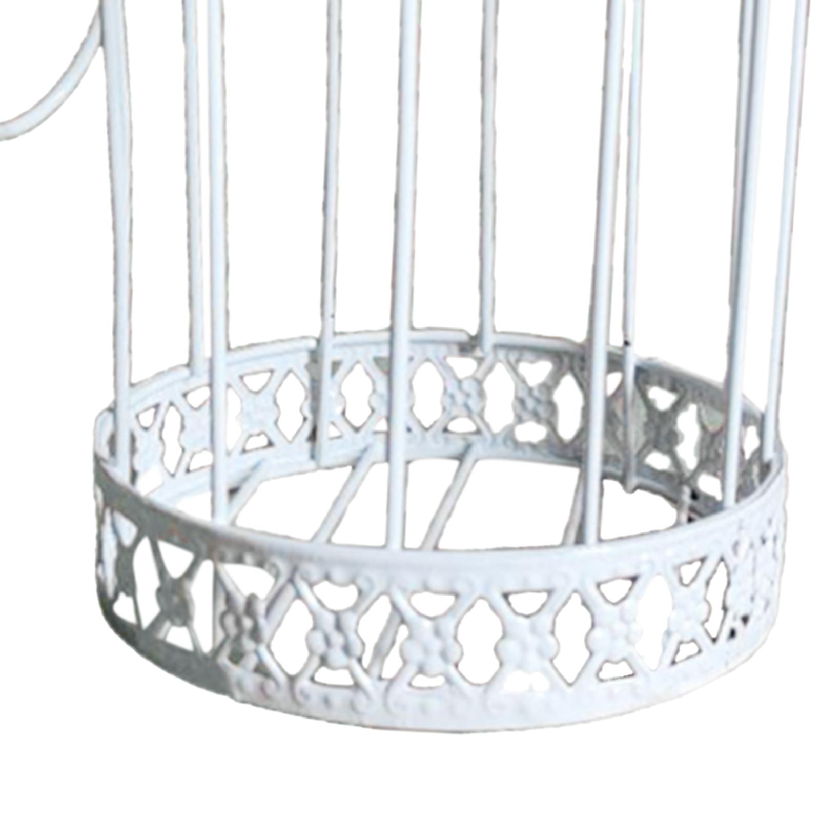 2Pcs Iron Birdcage Frame Wire Succulent Pot Metal Planter Iron Plant Basket