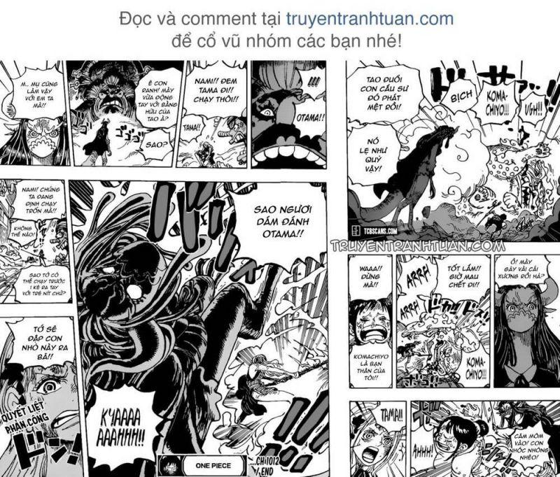 đảo hải tặc - one piece chapter 1012 14