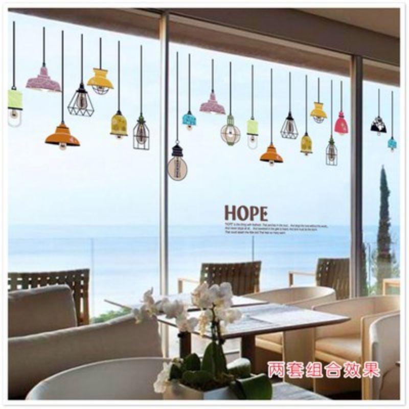 Decal dán tường bóng đèn