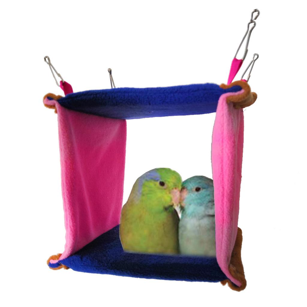 Bird Warm Hammock Parrot Bed Cozy Hanging Nest For Small Pet Hamster Mice