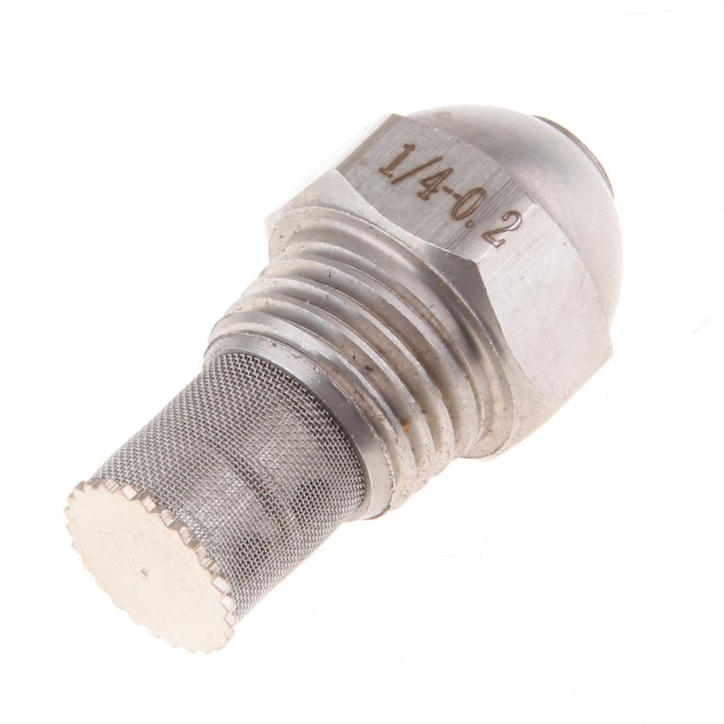 0.2mm Hole Diameter Brass Oil Fuel Burner Spray Nozzle