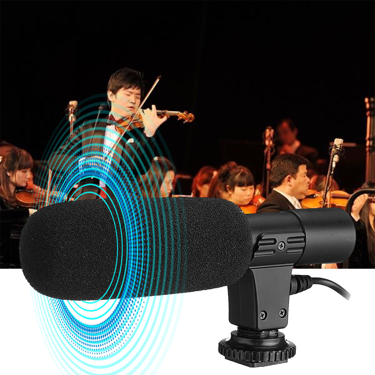 ROGTZ Microphone MIC-01 Dùng Cho Máy Ảnh Canon,Nikon - Hàng Nhập Khẩu