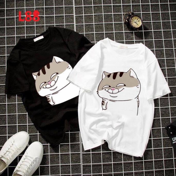 XẢ LỖ Áo thun MÈO BÉO AMI BỤNG BỰ Siêu toa khổng lồ - Bộ 2