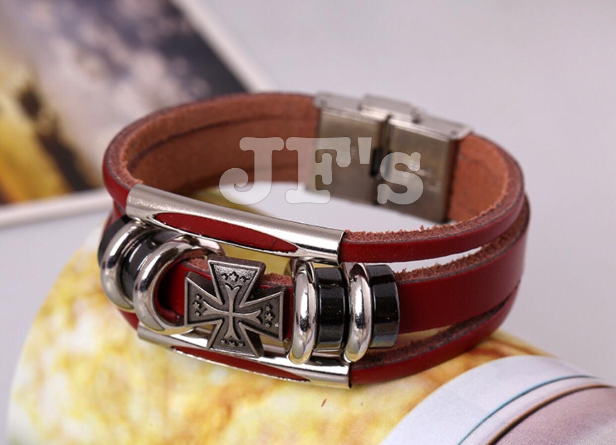 Vòng đeo tay unisex cho nam và nữ, vòng tay da phong cách thời trang cá tính