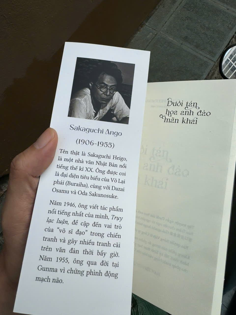 DƯỚI TÁN HOA ANH ĐÀO MÃN KHAI – Sakaguchi Ango – Bảo Trâm dịch – Lightbooks – NXB Phụ nữ Việt Nam
