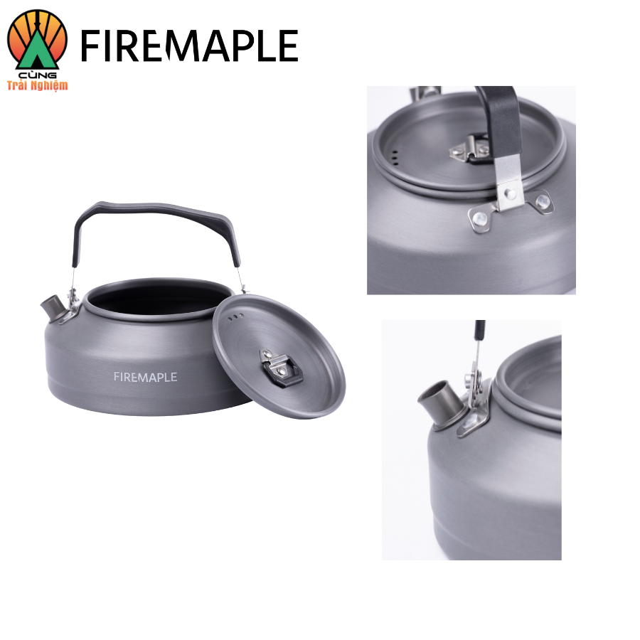 Ấm Đun Nước 0.8L Fire Maple FEAST T3 Nhỏ Gọn Tiện Lợi Chuyên Dụng Cho Du Lịch, Dã Ngoại Cắm Trại